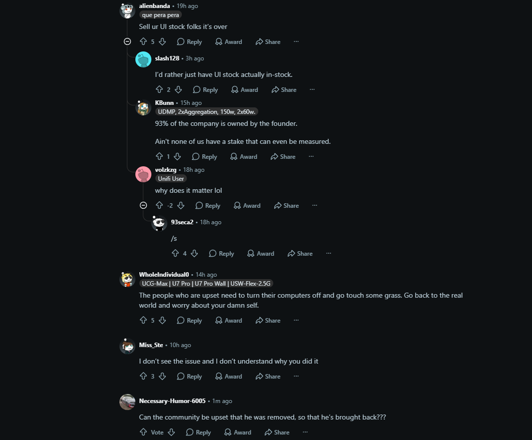 Reddit replies minimizing the controversy