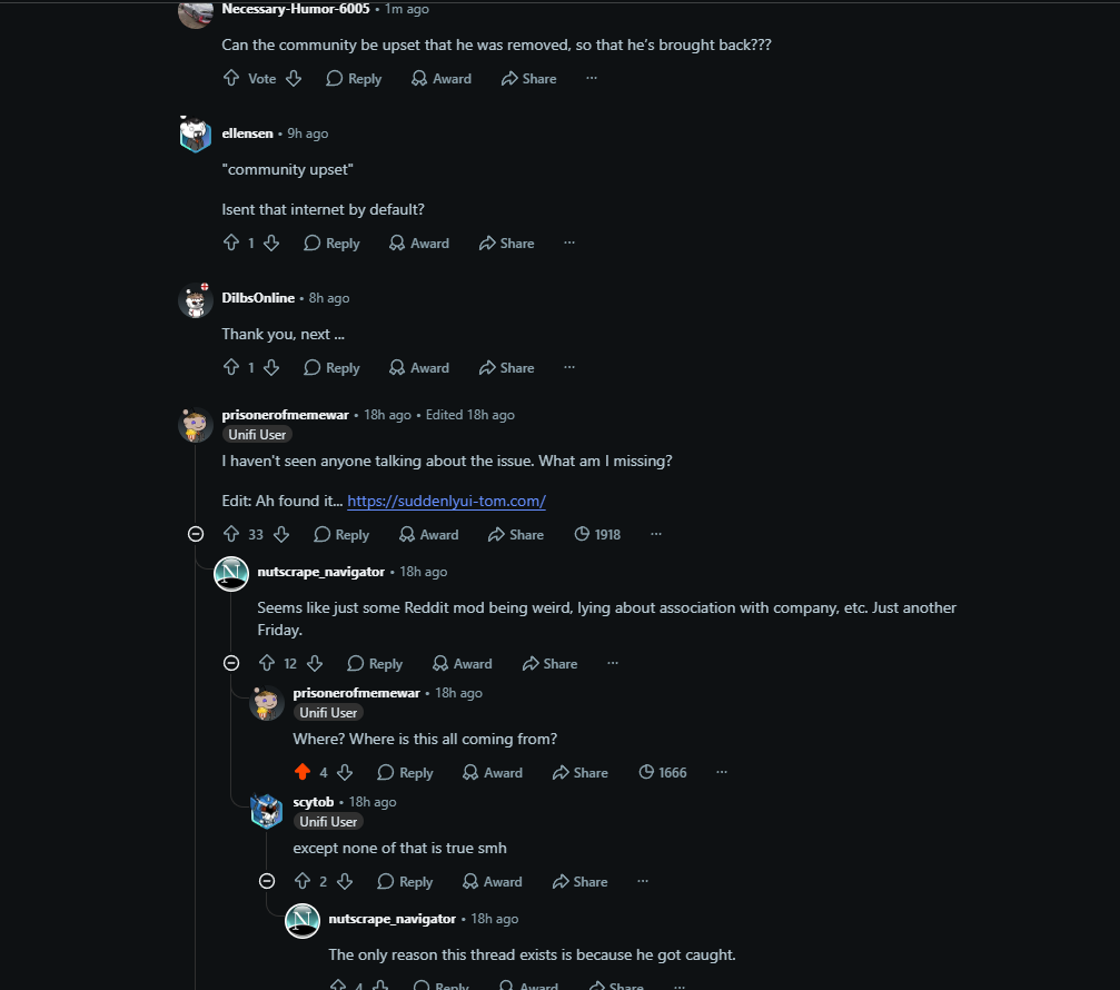 Before capture showing prisonerofmemewar linking suddenlyui-tom.com